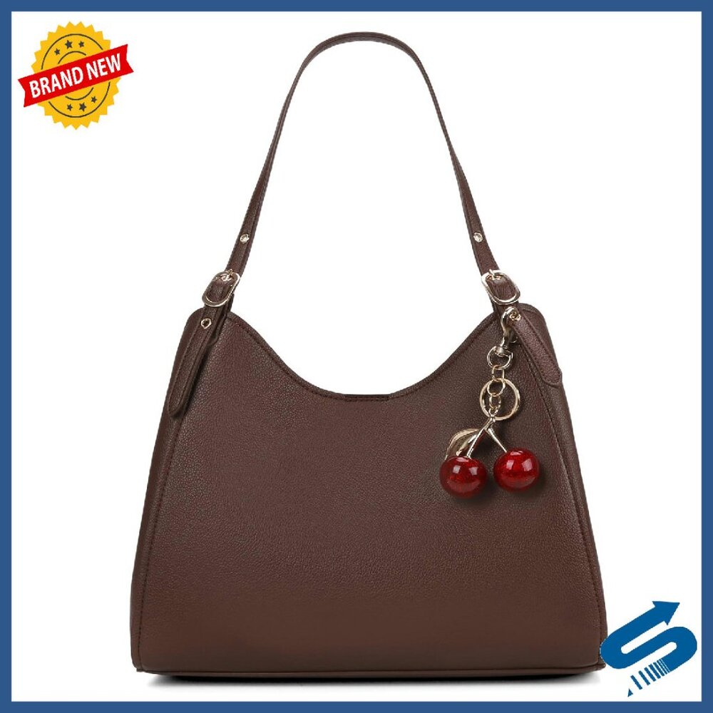 Large Slouchy Leather Tote Bag Hobo Shoulder Purse Work Daily